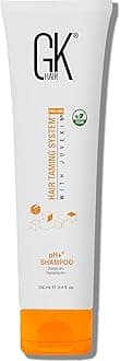 GK HAIR pH+ Clarifying Shampoo 3.4 Oz – Deep Clean Shampoo for Oily Hair & Build Up Removal, Pre Treatment Shampoo for Keratin Treatment, Detox Shampoo Hydrating Formula