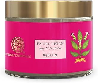 Roop Nikhar & Gulab Ubtan | Ayurvedic Face Mask for Dry Skin | Gentle Exfoliating Face Pack | Gives Smooth Radiant and Brighter Complexion | With Rose & Pistachio
