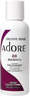 Semi-Permanent Haircolor #088 Magenta 4 Ounce (118ml) (6 Pack)
