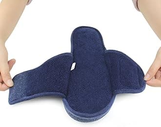 Magtoe Adjustable House Slippers for Men Soft Open Toe Breathable Indoor Slip on Mens Slides Sandals with Memory Foam for Home Bedroom,All Seasons