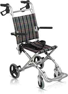 VMS Careline Foldable Lightweight Portable Travel Wheelchair – Aircraft Cabin Friendly, Compact & Easy Carry - TRIP