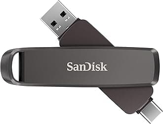 SanDisk 512GB Extreme PRO Dual Drive - Up to 1000MB/s USB Type-C USB Type-A High Performance Flash Drive - SDDDE1-512G-G46