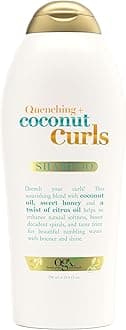 Quenching + Coconut Curls, Moisturizing Shampoo for Curly Hair, Detangling, Curl Enhancing, 25.4 fl oz