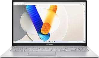 Asus Vivobook 15 X1504VA-NJ379 Laptop 13th Gen Intel Core i7-1355U 8GB DDR4 512GB SSD 15.6 Full HD Intel UHD Graphics Silver English Arabic Keyboard WINDOWS 11 (UPGRADE) 1 year warranty