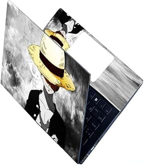 Full Laptop Skin Stickers HD Quality Sticker for Laptops Upto 15.6" (Dustproof|Waterproof|Scratchproof|Reusable) - Anime HAT FL