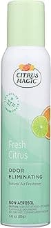 Citrus Magic Natural Odor Eliminating Air Freshener Spray Tropical Citrus Blend, 3-Ounce