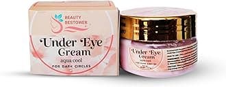 Beauty Bestowe || Under Eye Cream for Dark Circles Removal Women/Men Gel based, Organic, Natural, Rich, Anti-Puffy, Wrinkle Care & Glow (Model 05)