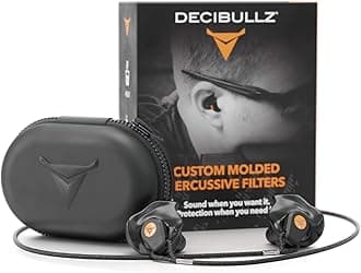 Percussive Moldable Earplugs for Hunting & Shooting, Gun Range Hearing Protection for Shooters, Reusable Ear Plugs for Shooting Range