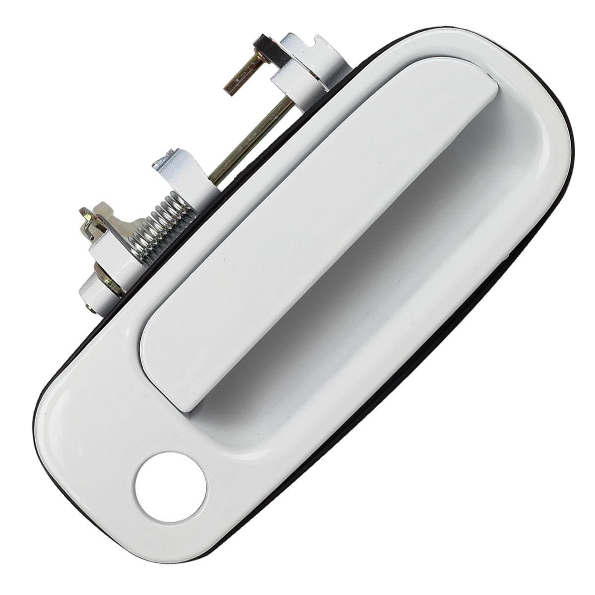 8037 Exterior Outside Outer Front Right Passenger Side Door Handle for 1992 1993 1994 1995 1996 Toyota Camry White