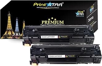 Print Star Compatible Toner Cartridge for Canon MF3010 Monochrome Multi-Function Laser Printer – High Yield, Sharp Printing, Reliable Performance (Pack of 2)