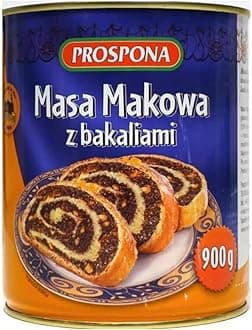 Poppy Seed Filling with Fruit 900g | Masa Makowa z Bakaliami | Product of Poland