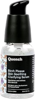 QUENCH BOTANICS Skin Soothing Clarifying Serum With Hyaluronic Acid & Birch Juice Enzymes | Instantly Hydrates | Lightens Spots & Evens Out Skin Tone | Made In Korea (30Ml)
