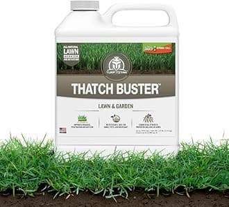Turf Titan Thatch Buster - Liquid Aeration for Lawn Soil - Easy-to-Use Liquid Soil Loosener and Soil Conditioner for Lawns - 32 oz - No Hose Sprayer