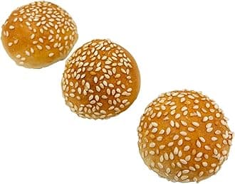 Mini Canape Sesame Burger Buns (3-4cm), Fresh from Frozen, x 50