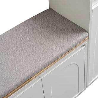 Bench Cushions for Indoor Furniture 40/48/60 x 14/15/17/11 inch Rectangular Non Slip Outdoor Bench Cushion pad for Deck Chair Swings Bench Cushion(Color 9,52x22x2in)