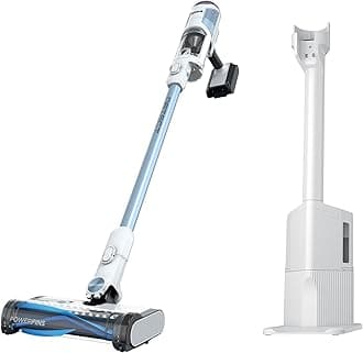 Detect Clean & Empty Auto-Empty System - Lightweight Cordless Vacuum Cleaner with HEPA Filter, Portable Handheld Attachment, Crevice Tool, Ideal Stick Vacuum for Pet Hair, White, IW3511