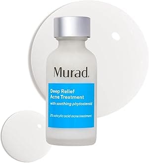 Murad Deep Relief Acne Spot Treatment with 2% Salicylic Acid – Patch-Like Liquid Treatment for Deep, Hormonal Acne & Breakouts – 1 Fl Oz