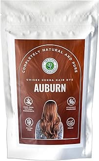 Natural Henna Hair Color Dye, 100% Pure Henna Powder for Hair Growth Organic (Auburn, 100 Gr + Free 50 Gr.)