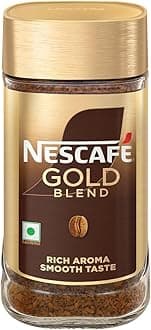 NESCAFE Gold Instant Coffee Powder | Premium Imported Coffee | Freeze Dried | Rich & Smooth Taste | 50g, Jar