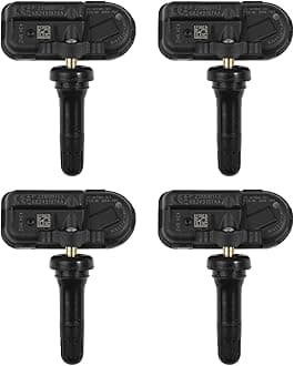 4 PCS Tire Pressure Monitoring System TPMS Sensor For Ram 1500 2500 3500 4500 5500 Jeep Cherokee 2014 2015 2016 2017 2018 2019 2020 2021 2022 Replace 68249197AA 68239720AA 68157568AA 68239720AB 434MHz
