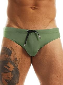 Minaso Men's Swimwear Bikini Swimming Briefs Pad Swimsuits Board Surf Shorts Trunks