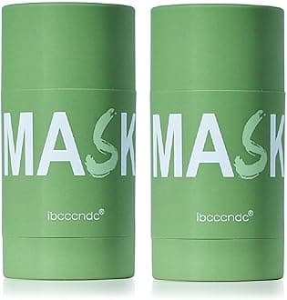 2PCS Green Tea Deep Cleanse Mask Stick for Face,Blackhead Remover with Green Tea Extract,Poreless Deep Cleanse Mask Stick for Purifying,Moisturizing,Oil Control Reduce for Women and Men