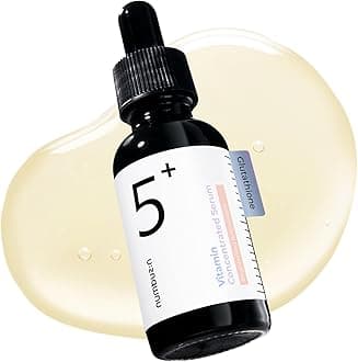 numbuzin No.5 Serum | Vitamin Concentrated Serum | Glutathione, Vitamin C | Hyperpigmentation, Acne Scars | Suitable for Sensitive Skin, Korean Skincare | 30 ml