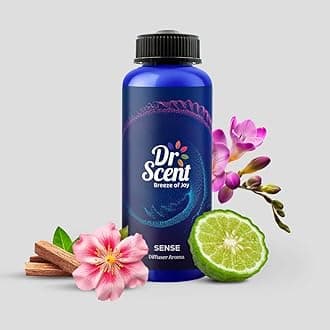 Dr Scent Diffuser Aroma Sense - Bergamot, Nectarin, Jasmine, Freesia, Amber and Sandalwood Fragrance | Made in UK | Perfect for Offices, Homes, Shops, Hotel Rooms & Big Lobbies(1000ml)