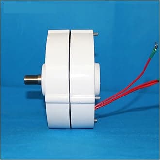 1000W 2000W 3000W 12V 24V 48V Low Speed Permanent Magnet Generator Household Motor DIY Wind Tur-Bine 1KW 2KW 3KW for Home, Farm, RVs, Boats(No Base,Single Shaft_24V_1000W)