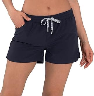 Actleis Womens Swim Shorts UPF50+ Board Shorts Quick Dry Beach Shorts Drawstring Sports Summer Bottom