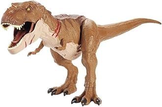 JURASSIC WORLD BATTLE DAMAGE ROARIN' SUPER COLOSSAL TYRANNOSAURUS REX Figure