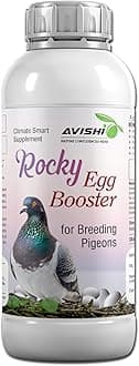 Avishi Rocky Egg Booster for Pigeon Hens (100 ml) Enhances Egg Quality, Shell Strength, and Laying Frequency, Nutrient-Rich Supplement for Healthy Pigeon Breeding