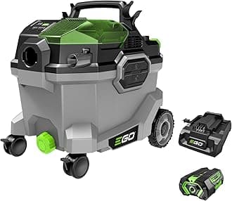 Shop Vacuum Wet Dry, Car Vac, Portable Cordless Cleaner, 9 Gallon 110 CFM, Includes 56V 5.0Ah Battery and Charger - WDV0904