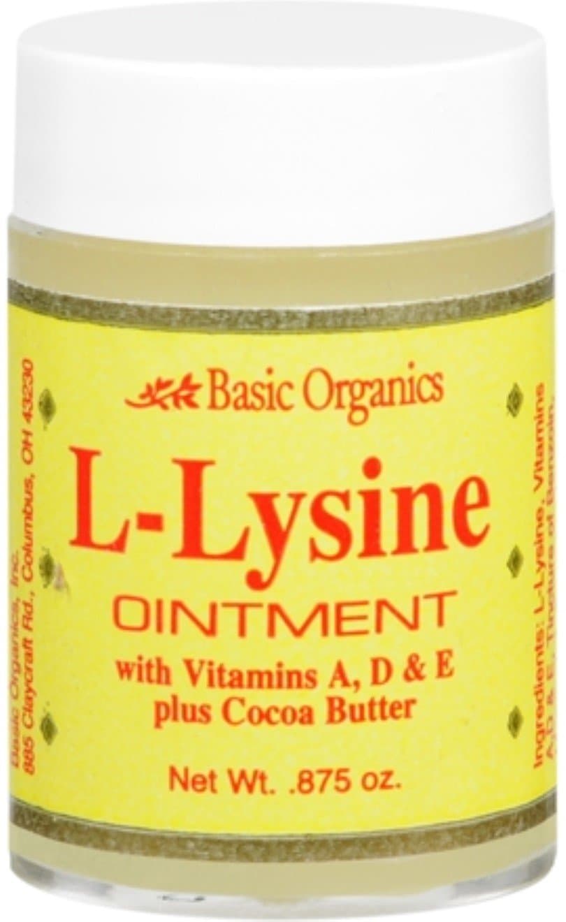 Basic Organics L-Lysine Ointment 0.87 oz (Pack of 8)
