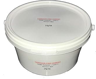 Tandoor Clay Fire Cement Tandoor Tandoori Clay Oven Repair Kit Pizza Oven Cracks Catering - 2KG