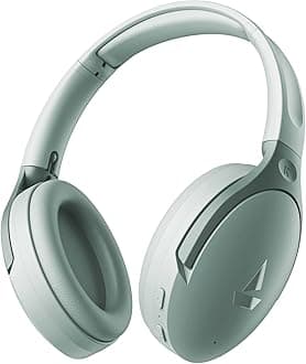 Rockerz 551ANC Hybrid Active Noise Cancellation Headphones with Up to 100H Playtime, ASAP™ Charge, Ambient Sound Mode &Dual EQ Modes, ENx™ Technology(Sage Green)