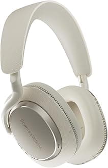 Bowers & Wilkins Px7 S3 Noise Cancelling Wireless Over-Ear Headphones, Qualcomm aptX™ Adaptive, Quick Charge, 30 Hours Playback, 8 Built-In Microphones - Canvas White