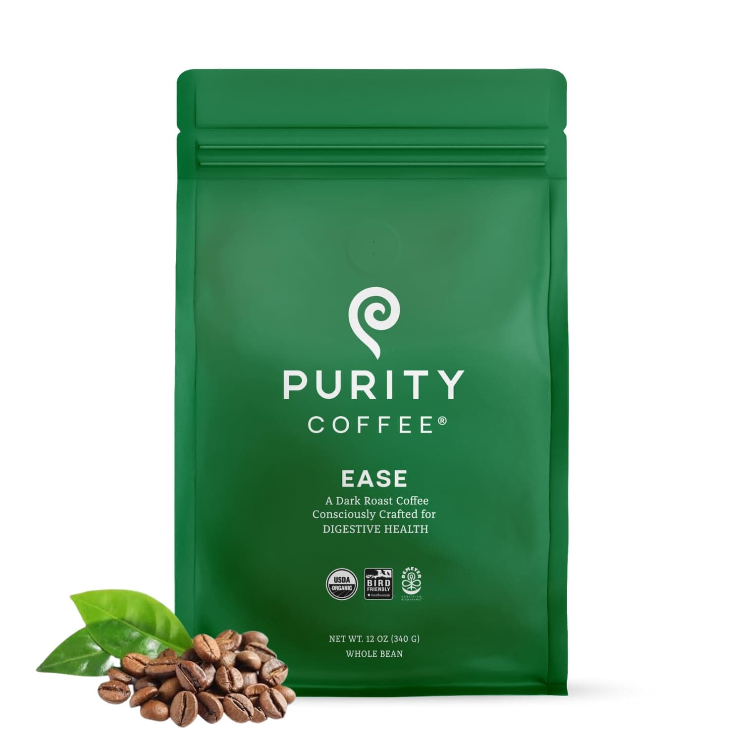 Purity Coffee EASE - 12oz bag whole bean coffee