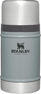 Classic Legendary Classic Food Jar 24oz Hammertone Silver