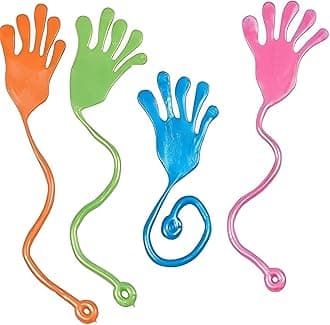 Tuko 40 PCS Sticky Hands, Sticky Finger, Kids' Party Favor Sets, Fun Toys, Halloween Party Favors, Wacky Fun Stretchy Sticky Hands, Party Favors, Birthday Parties, Toys for Sensory Kids,40PCS