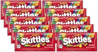 Skittles Original Chewy Candy, Full Size, 2.17 OZ (Pack of 10)