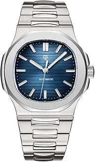 Pagani Design 1728 Elegant Men's Automatic Mechanical Watch Full Stainless Steel Synthetic Sapphire 100m Waterproof Luminous Sports WristWatches…