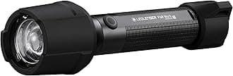 Ledlenser, P6R Work Rechargeable Flashlight, LED Light for Professional Use, Black
