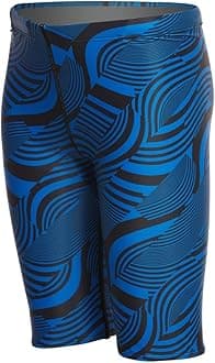 iSwim Jammer Swimsuit – Boys' Competitive Swim Shorts, Quick Dry, UPF 50+, Lined, Athletic Fit