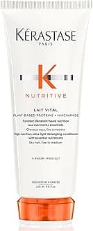 Kerastase Nutritive Lait Vital Hydrating Conditioner For Fine to Medium Dry Hair - Illuminates Shiny Hair and Easily Detangles, With Plant-Based Proteins & Niacinamide