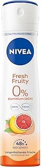 NIVEA Fresh Fruity Deodorant Spray, Deodorant without Aluminium (ACH) with Fruity Fragrance and Cooling Formula, Deodorant with 48-Hour Protection and Unique Infinifresh Formula (150 ml)