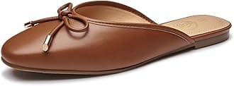 TraryMules for Women 2025, Womens Mules Slip on Comfortable Bow Pointed Toe Womens Loafers, Backless Flats Mules Shoes for Women with Knot