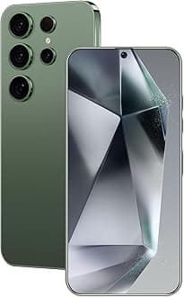 U24 Ultra Unlocked Phone 8GB+256GB Android Cell Phone 7 inch HD Screen Mobile Phone 50MP+24MP Camera 6800 mAh Extra Large Battery 5G Dual SIM (Titanium Green)