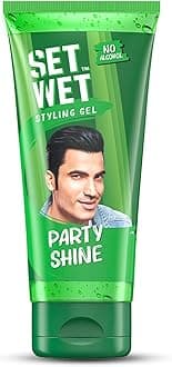 Set Wet Hair Gel for Men Vertical Hold 100ml | Strong Hold, High Shine | No Alcohol, No Sulphate