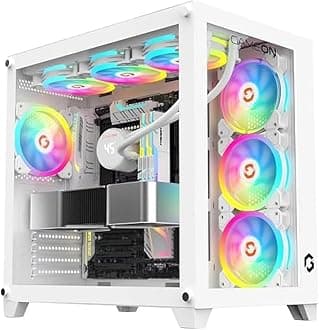 ARCTIC LIQUID COOLED: CORE I7 PROCESSOR | GPU OPTION | 16GB RAM | 1TB NVME/SATA SSD | Windows 10 | WIFI BT READY | BUDGET GAMING PC/WORKSTATION (CORE I7 + RX 580 8GB GRAPHICS)